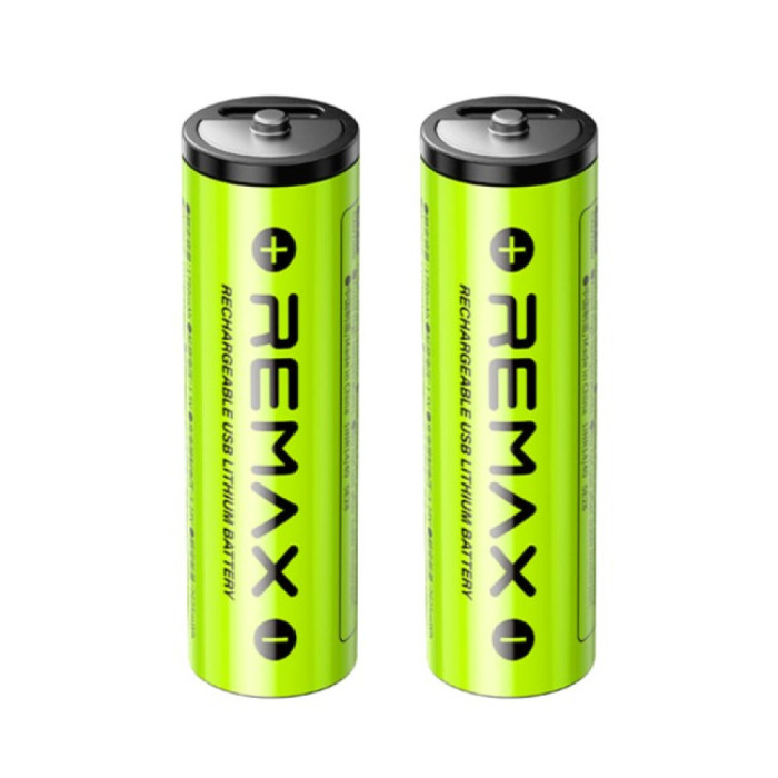 Акумулятор REMAX New Energy AA Rechargeable USB Lithium Battery 3071mWh (2шт)