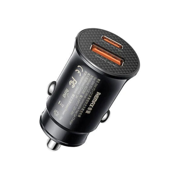 Автомобільний зарядний пристрій REMAX Siya Series 30W PD+QC 1C+1A Multi-compatible Fast Car Charger RCC358 Black