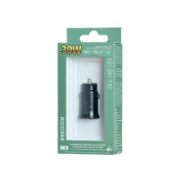 Автомобільний зарядний пристрій REMAX Siya Series 30W PD+QC 1C+1A Multi-compatible Fast Car Charger  RCC358 Black