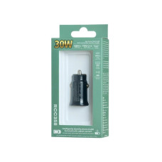 Автомобільний зарядний пристрій REMAX Siya Series 30W PD+QC 1C+1A Multi-compatible Fast Car Charger  RCC358 Black