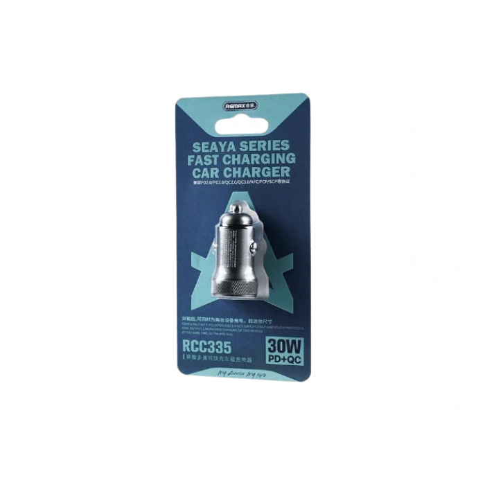 Автомобільний зарядний пристрій REMAX Seaya Series 30W PD+QC 1A+1C Fast Charging Car Charger RCC335 Tarnish