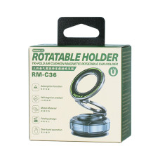 Автотримач для телефона REMAX Tri-Fold Air Cushion Magnetic Rotatable Car Holder RM-C36 Tarnish