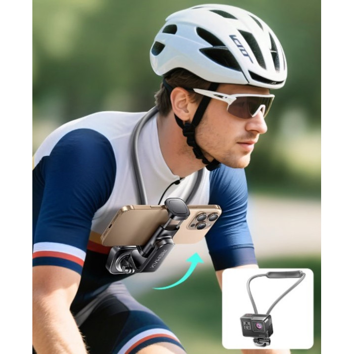 Тримач REMAX First perspective neck universal phone holder RM-C55" Black