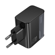 Мережевий зарядний пристрій HOCO CS75A Star Speed PD70W(2C1A) charger midnight black