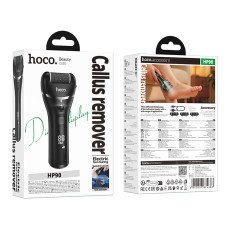 Електрична пилка для п'ят HOCO HP90 electric foot dermabrasion device Black