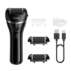 Електрична пилка для п'ят HOCO HP90 electric foot dermabrasion device Black