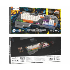 Клавіатура HOCO DI98 Murphy 3-color wired keyboard(Ukrainian version) Star Gray