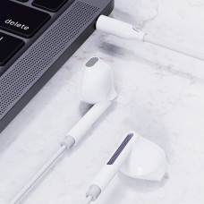 Навушники ACEFAST L14 3.5mm semi-in-ear wired earphones with mic White