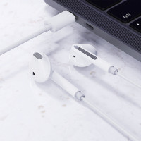 Навушники ACEFAST L13 USB-C semi-in-ear wired earphones with mic White