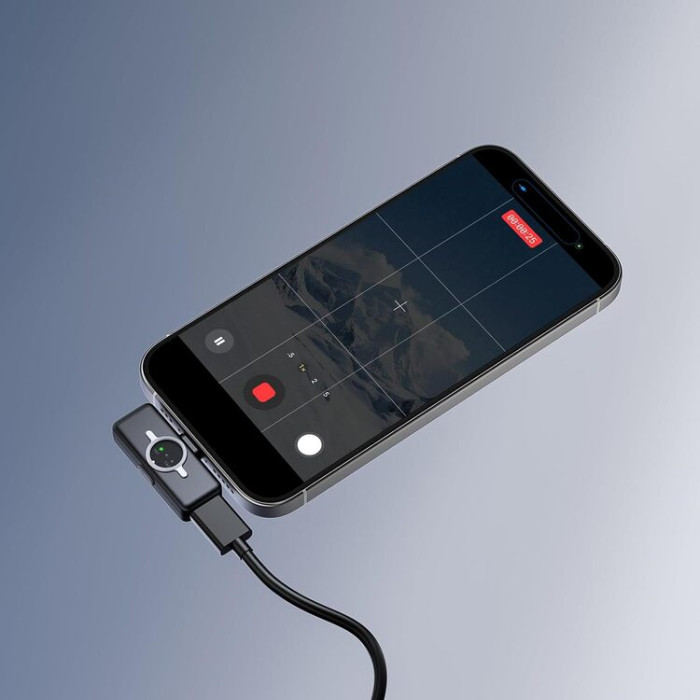 Бездротова мікрофонна система Ulanzi A21 Wireless Microphone, dual-mic, (Type C) Black
