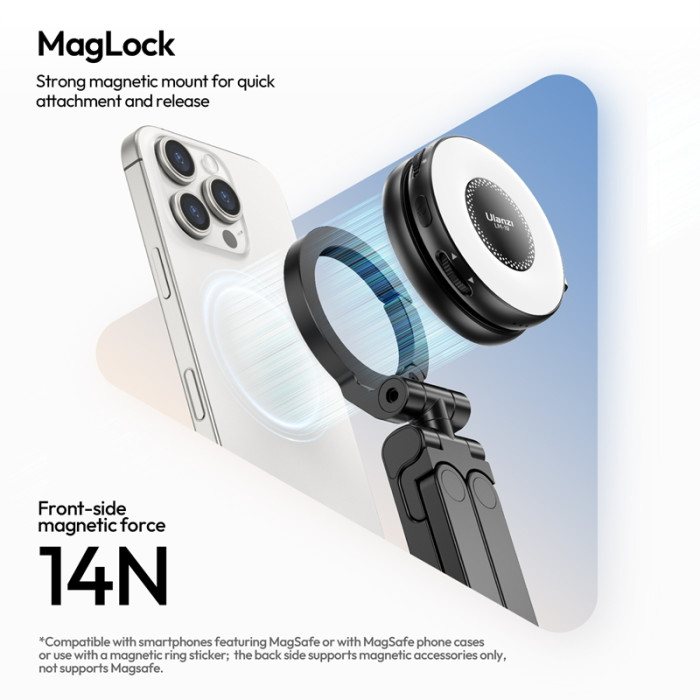 Тримач для телефону Ulanzi MA88 MagLock Phone Holder Mount Black