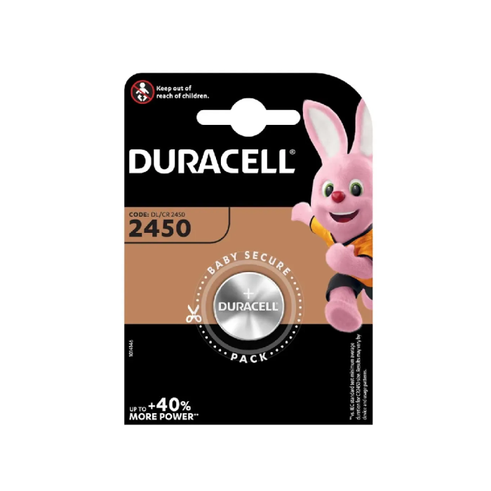 Батарейка Duracell CR2450 3V літієва (1шт)