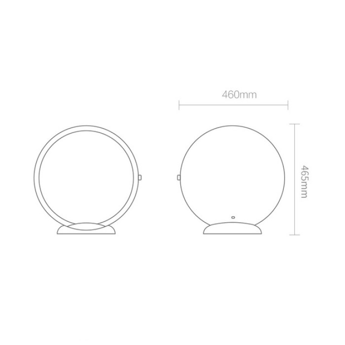 Дзеркало для макіяжу Xiaomi Jordan Judy large 18-inch LED Makeup Mirror