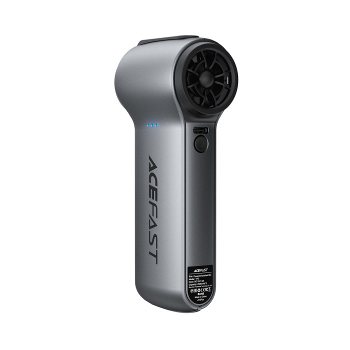 Вентилятор ACEFAST YF3 powerful handheld fan Metal Grey