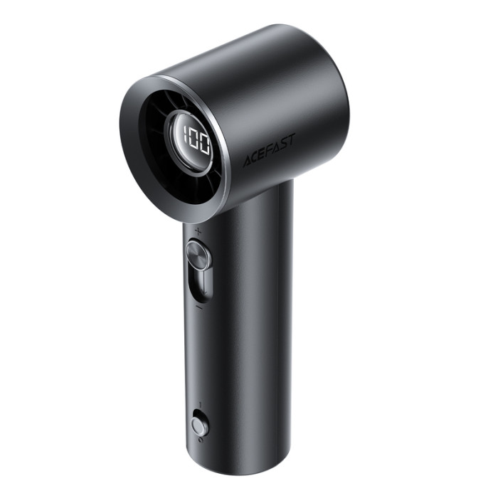Вентилятор ACEFAST YF1 1800 mAh LED-дисплей mini handheld fan Black