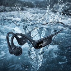 Бездротові спортивні навушники ACEFAST N10 bone conduction BT earphones, IP68, Black