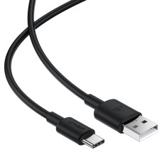 Кабель ACEFAST C25-04 USB-A to USB-C silicone charging data cable Black
