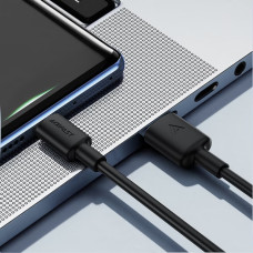 Кабель ACEFAST C25-04 USB-A to USB-C silicone charging data cable Black