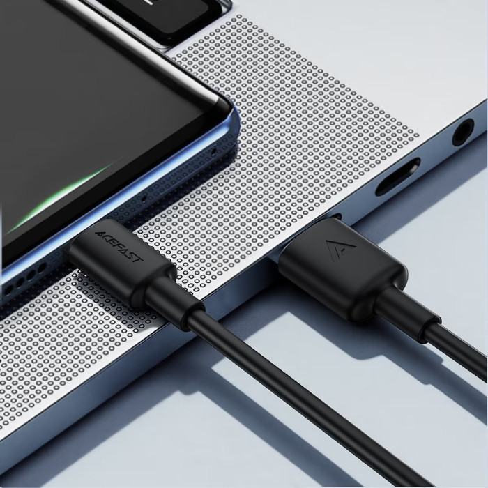 Кабель ACEFAST C25-04 USB-A to USB-C silicone charging data cable Black