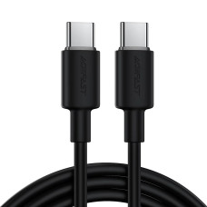 Кабель ACEFAST C25-03 USB-C to USB-C silicone charging data cable Black