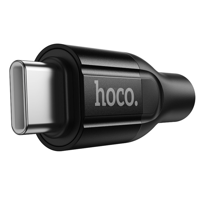 Аудіо перехідник HOCO UPA35 Mia digital audio converter Type-C to 3.5 Black