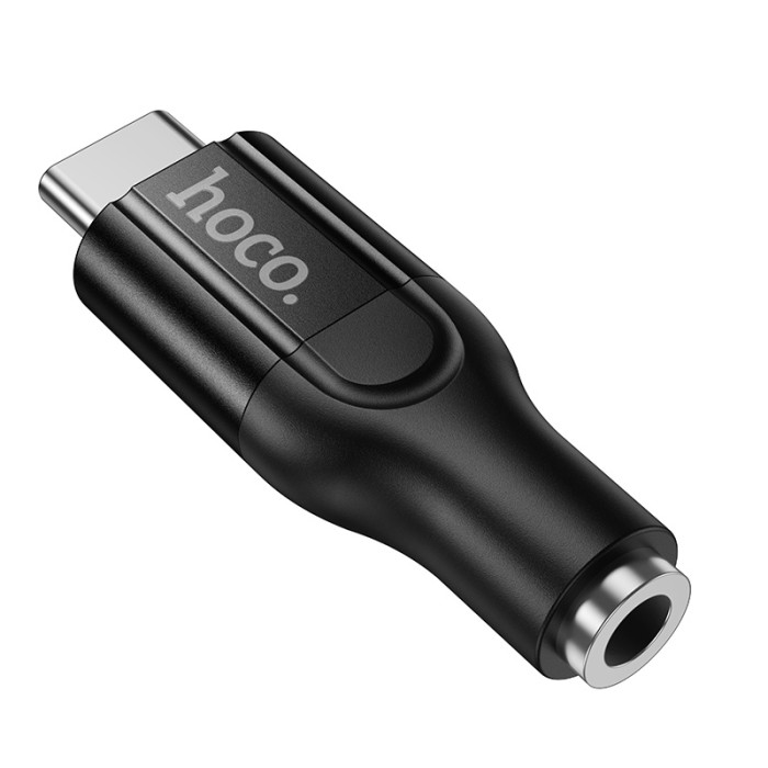 Аудіо перехідник HOCO UPA35 Mia digital audio converter Type-C to 3.5 Black