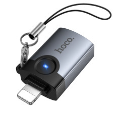 Перехідник Hoco UA46 Victory iP male to USB female adapter