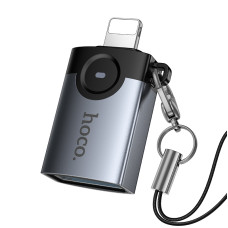 Перехідник Hoco UA46 Victory iP male to USB female adapter