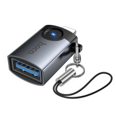 Перехідник Hoco UA46 Victory iP male to USB female adapter