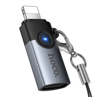 Перехідник HOCO UA46A Victory iP male to Type-C female adapter