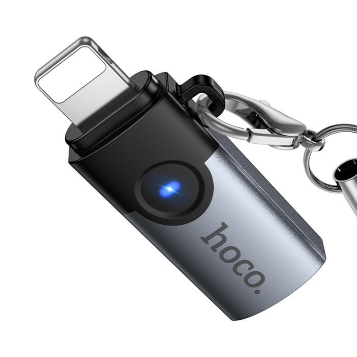 Перехідник HOCO UA46A Victory iP male to Type-C female adapter