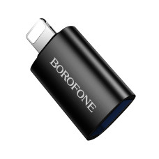Адаптер BOROFONE BV26 iP male to USB female USB2.0 adapter Black