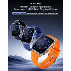 Смарт-годинник REMAX AI WATCH 31 (4GB RAM) 51mm. 400 mAh. IP68 Blue