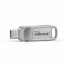 Флеш-накопичувач Wibrand USB 3.2 Gen1 Bee 128GB USB Type-A/USB Type-C Silver