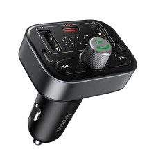 АЗП з FM-модулятором Baseus S-09 Pro Series Car FM Transmitter Cluster Black
