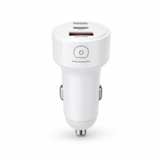 Автомобільний зарядний пристрій WUW-C244 USB20W+PD20W+PD15W White
