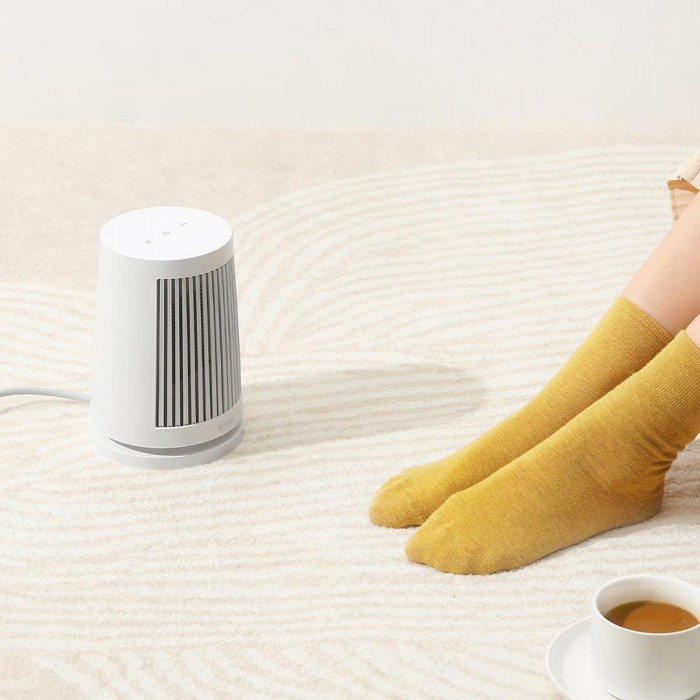 Тепловентилятор Xiaomi Mi Home Desktop Heater + (перехідник на EU розетку)
