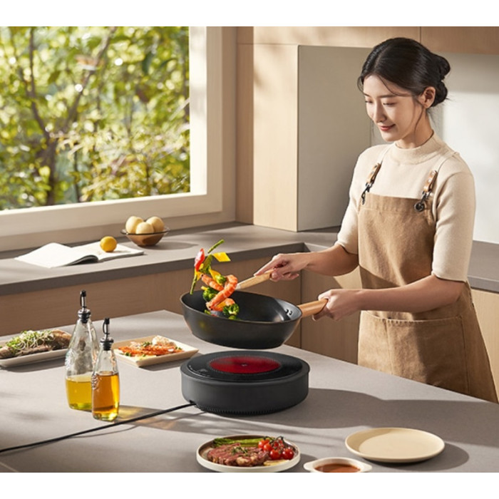 Індукційна плита Xiaomi Mi Home Appliances Ceramic Stove S1 + (перехідник на EU розетку)