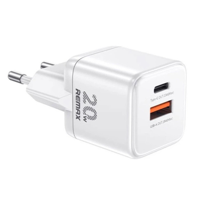 Мережевий зарядний пристрій REMAX Kings 20W A+C Charger CA-18(AC20W) EU-white