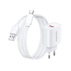 Мережевий зарядний пристрій з кабелем REMAX Kiddy 18W Charger+ Cable Set RP-U119  EU-A-C