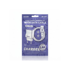 Мережевий зарядний пристрій з кабелем REMAX Kiddy Series 2.4A RP-Charger Set with Cable U95 Type-C