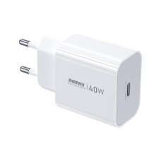 Мережевий зарядний пристрій REMAX Huiying GaN Fast Charging Charger  CA10(C40W) EU-white