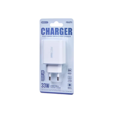Мережевий зарядний пристрій REMAX Kiddy Series 33W A+C Fast Charger RP-U122 EU-White