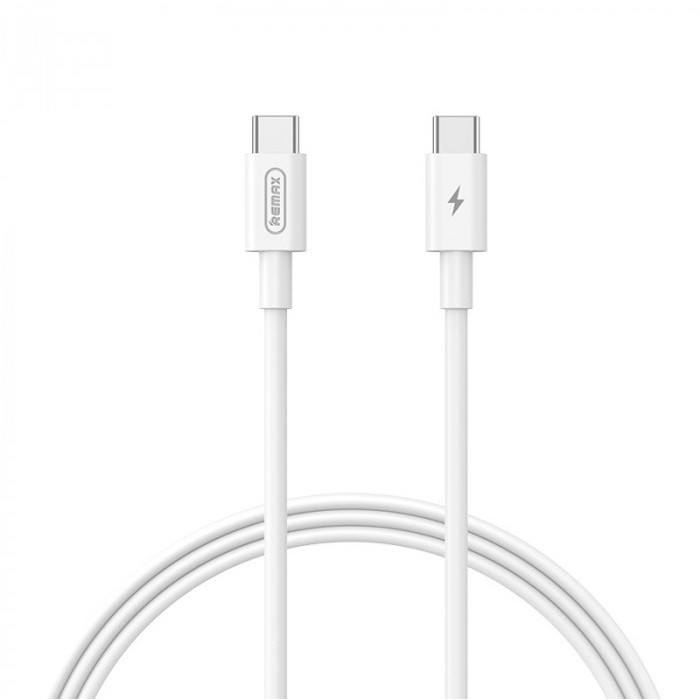 Кабель REMAX Marlik Series 65W PD Fast Charging Data Cable RC-C021 C-C 1M White