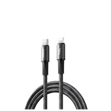 Кабель REMAX WindSpeed Series Fast charging aluminum alloy braided data cable CB25 (C-L)  30W - Black 1.2M