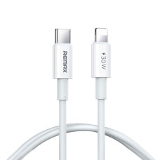 Кабель REMAX  Dofon Series 30W PD Fast Charging  Data Cable 1M RC-C026   (C-L) White