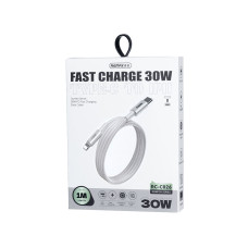 Кабель REMAX  Dofon Series 30W PD Fast Charging  Data Cable 1M RC-C026   (C-L) White