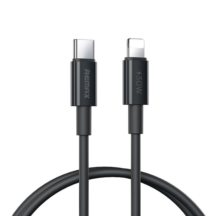 Кабель REMAX Dofon Series 30W PD Fast Charging Data Cable 1M RC-C026 (C-L) Black