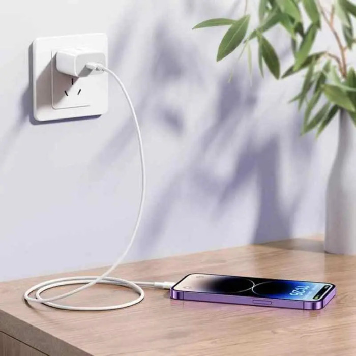 Кабель REMAX Dofon Series 30W PD Fast Charging Data Cable 2M RC-C123 C-L White