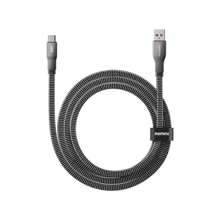 Кабель REMAX Pisces Series Zinc Alloy Braided Data Cable CB37 1.2M (A-C)-66W